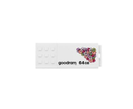 GOODRAM 64GB UME2 odczyt 20MB/s USB 2.0 spring white - 1123108 - zdjęcie 1
